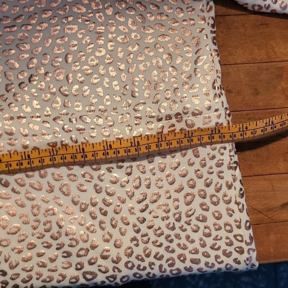 ZUDA Metallic Pink & Rose Gold Asymmetrical Lightweight Animal Print Jac… - Picture 12 of 14